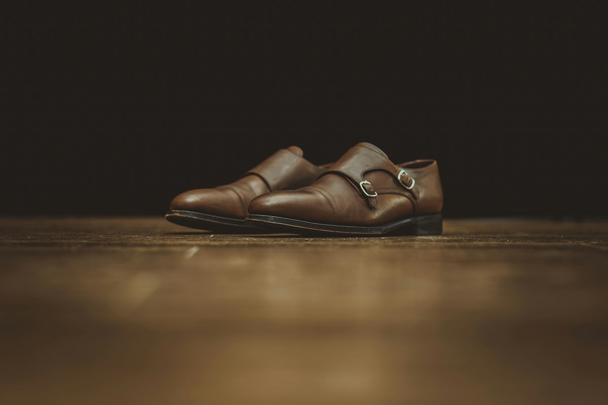 Mocasines de piel marrón
